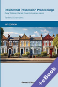 Cover of Residential Possession Proceedings (Book & eBook Pack)