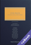 Cover of Civil Fraud: Law, Practice and Procedure (Book & eBook Pack)