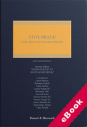Cover of Civil Fraud: Law, Practice and Procedure (eBook)