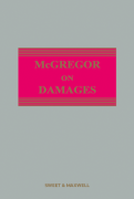 Cover of McGregor on Damages 22ed with 2nd Supplement