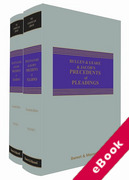 Cover of Bullen & Leake & Jacob's Precedents of Pleadings (eBook)