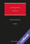 Cover of Judicial Remedies in Public Law (Book & eBook Pack)