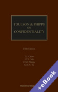 Cover of Toulson & Phipps on Confidentiality (Book & eBook Pack)