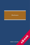 Cover of Disclosure 6th ed with 1st Supplement (eBook)