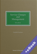 Cover of Service Charges and Management: Law and Practice (Book & eBook Pack)