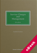 Cover of Service Charges and Management: Law and Practice (eBook)