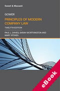 Cover of Gower Principles of Modern Company Law (eBook)