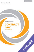 Cover of Contract Law: The Fundamentals (Book & eBook Pack)