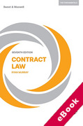 Cover of Contract Law: The Fundamentals (eBook)