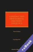 Cover of Construction Professional Indemnity Insurance (Book & eBook Pack)
