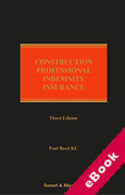 Cover of Construction Professional Indemnity Insurance (eBook)