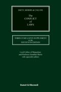 Cover of Dicey, Morris & Collins The Conflict of Laws 16ed: 3rd Supplement