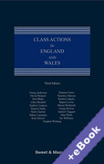 Cover of Class Actions in England and Wales (Book & eBook Pack)