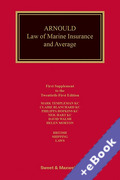 Cover of Arnould's Law of Marine Insurance and Average 21st ed: 1st Supplement (Book & eBook Pack)