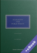 Cover of Illegality and Public Policy (Book & eBook Pack)