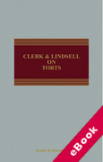 Cover of Clerk & Lindsell on Torts (eBook)
