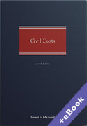 Cover of Civil Costs (Book & eBook Pack)
