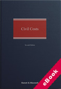 Cover of Civil Costs (eBook)