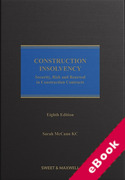 Cover of Construction Insolvency: Security, Risk and Renewal in Construction Contracts (eBook)