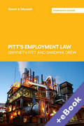 Cover of Pitt's Employment Law (Book & eBook Pack)