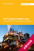 Cover of Pitt's Employment Law (eBook)