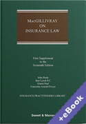 Cover of MacGillivray on Insurance Law 16th ed: 1st Supplement (Book & eBook Pack)