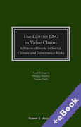 Cover of The Law on ESG in Value Chains: A Practical Guide to Social, Climate and Governance Risks (Book & eBook Pack)
