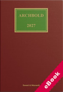 Cover of Archbold: Criminal Pleading, Evidence and Practice 2027 (eBook)