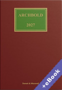 Cover of Archbold: Criminal Pleading, Evidence and Practice 2027 (Book & eBook Pack)