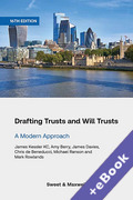 Cover of Drafting Trusts and Will Trusts: A Modern Approach (Book & eBook Pack)
