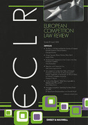 Cover of European Competition Law Review: Issues and Bound Volume