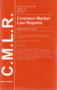 Cover of Common Market Law Reports and Antitrust Reports: Issues and Bound Volumes