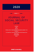 Cover of Journal of Social Security Law: Issues Only