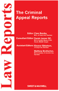 Cover of The Criminal Appeal Reports: Issues Only