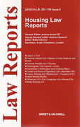 Cover of Housing Law Reports: Issues and Bound Volumes