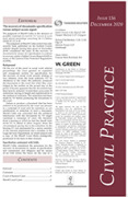 Cover of Green's Civil Practice Bulletin