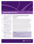 Cover of Compliance Officer Bulletin