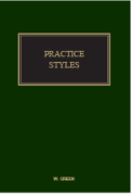 Cover of Greens Practice Styles Looseleaf