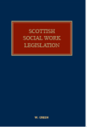 Cover of Scottish Social Work Legislation Looseleaf