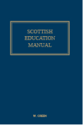 Cover of Green's Scottish Education Manual Looseleaf