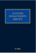 Cover of Scottish Human Rights Service Looseleaf (Annual)