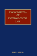 Cover of Encyclopedia of Environmental Law Looseleaf + ProView eBook (Bundle) - up to 3 Users (Subscription)