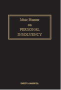 Cover of Muir Hunter on Personal Insolvency Looseleaf