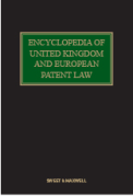 Cover of Encyclopedia of United Kingdom and European Patent Law Looseleaf