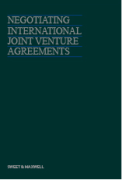 Cover of Negotiating International Joint Venture Agreements Looseleaf