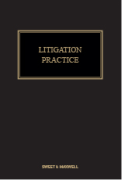 Cover of The Litigation Practice Looseleaf