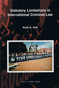 Cover of Statutory Limitations in International Criminal Law