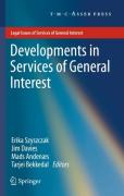 Cover of Developments in Services of General Interest