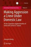 Cover of Making Aggression a Crime Under Domestic Law: On the Legislative Implementation of Article 8bis of the ICC Statute