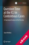 Cover of Question Time at the ICJ in Contentious Cases: A Functional Analysis of the Practice (eBook)